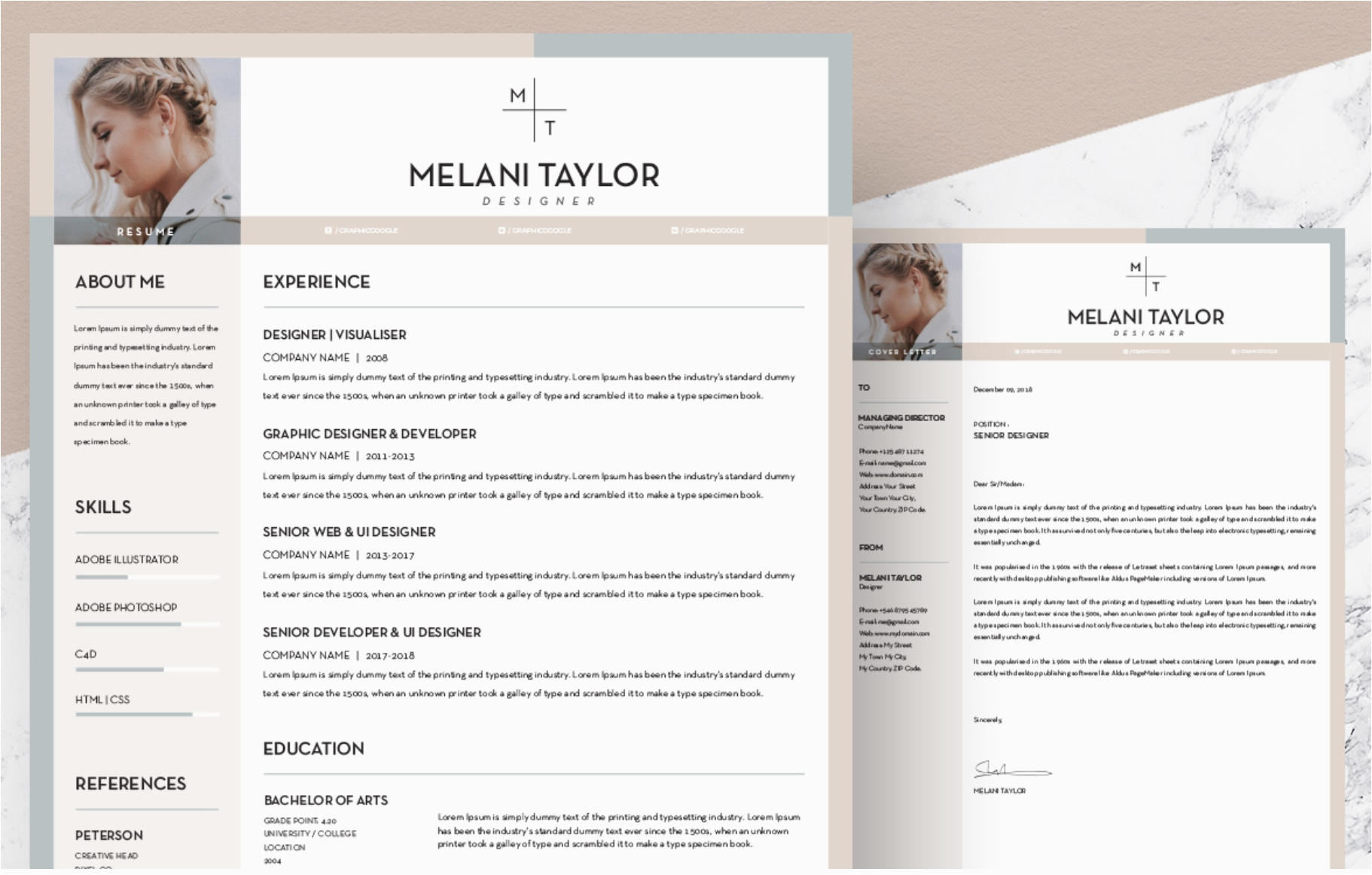 free creative resume templates 2019