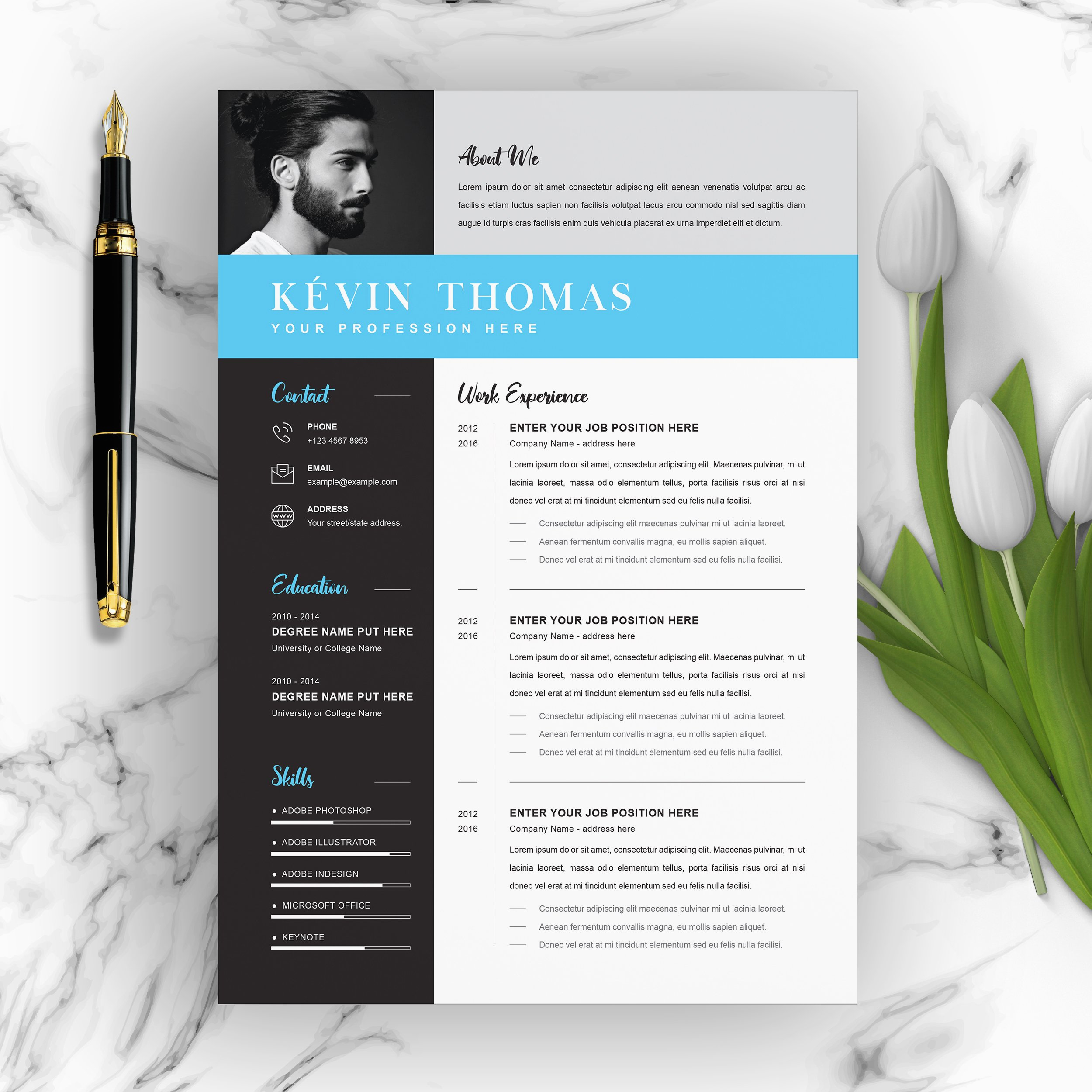 Word Resume Template 4 Pages