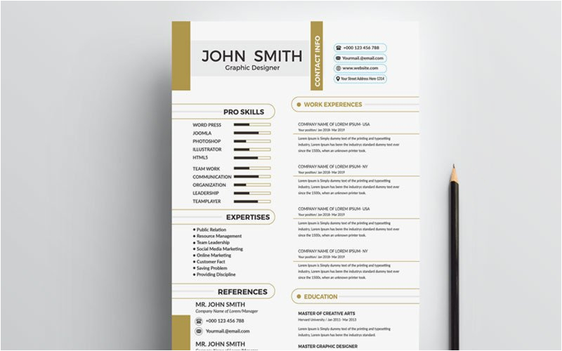 john smith resume template