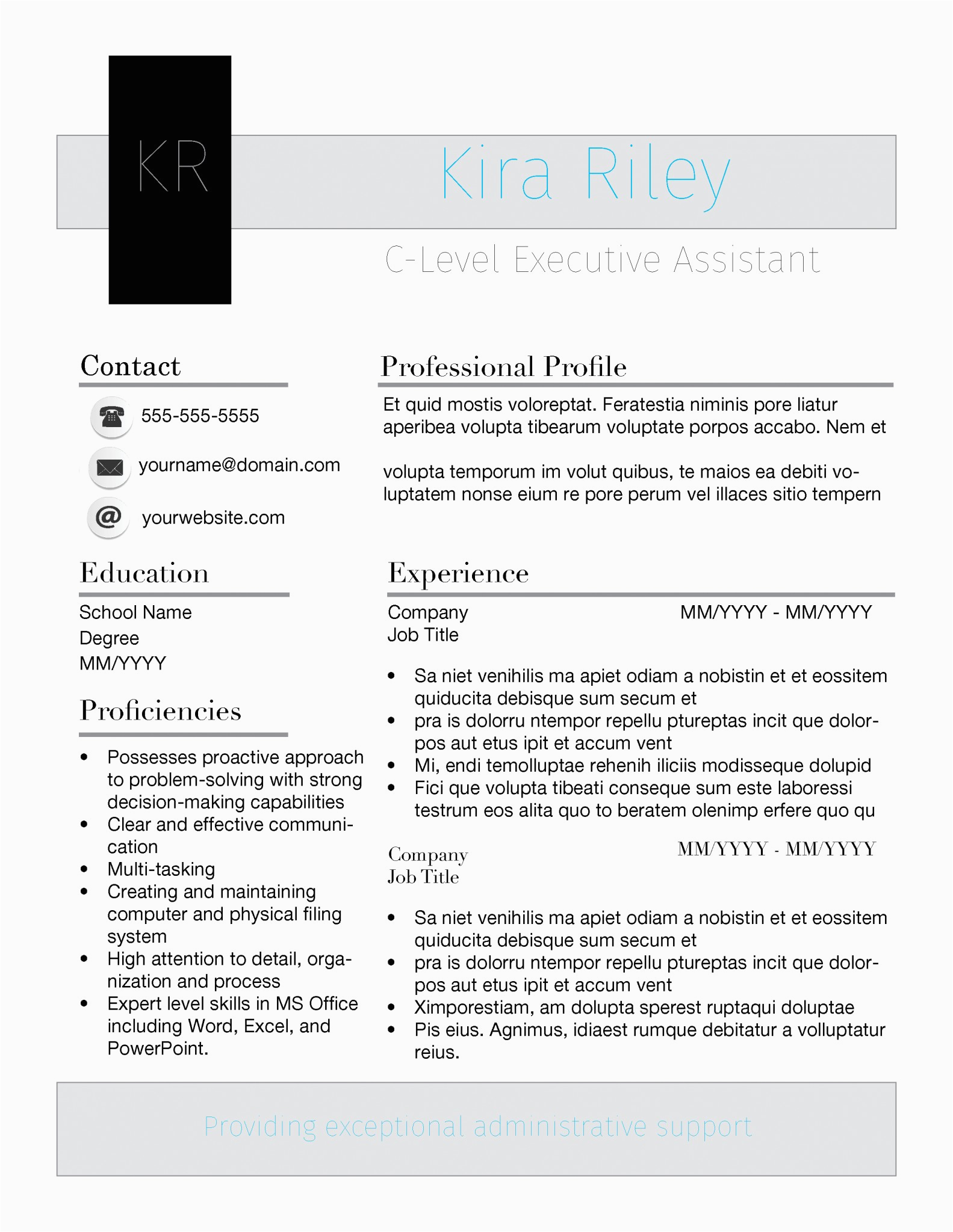 new slick resume templates pack