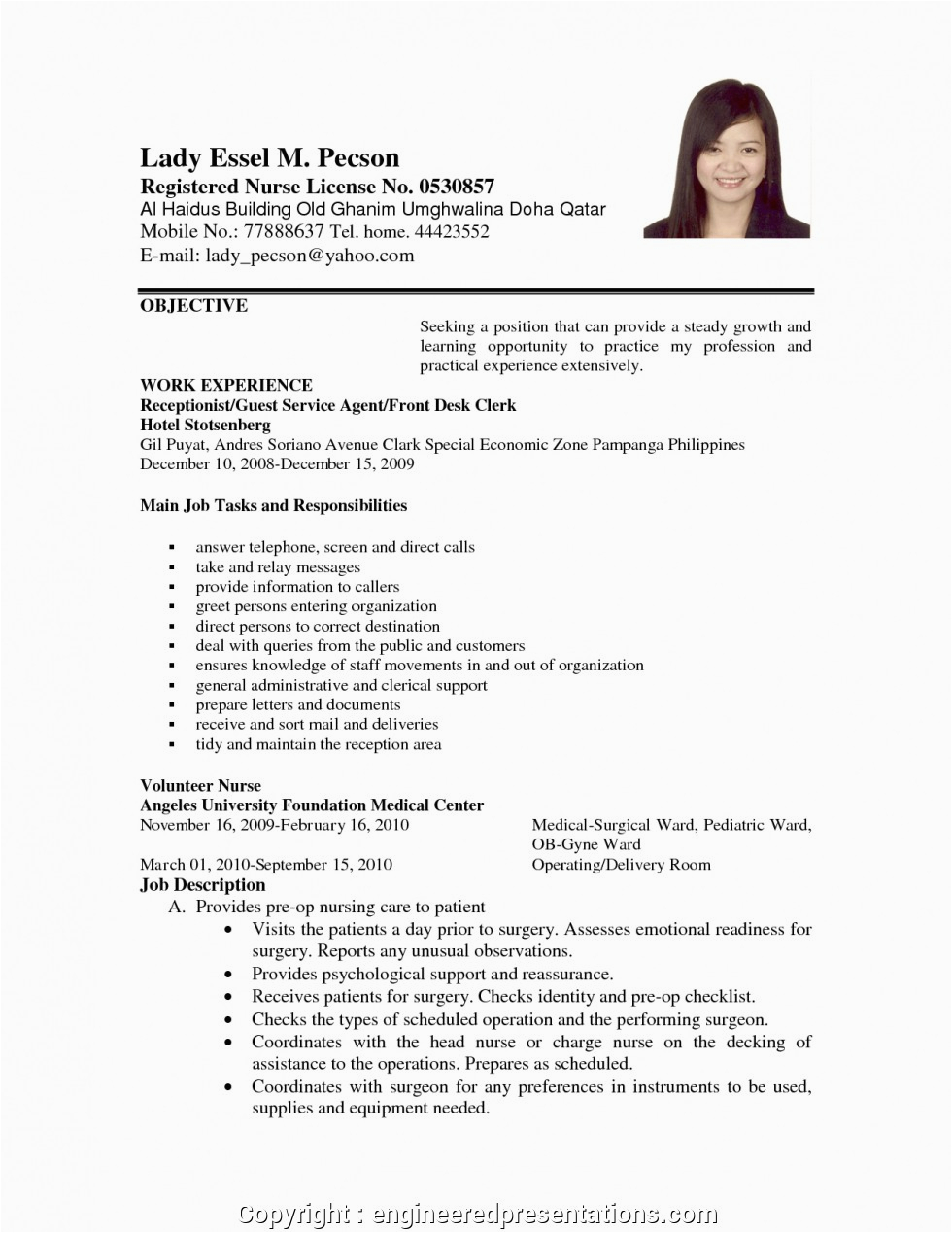 modern sample objectives in resume for applying a job