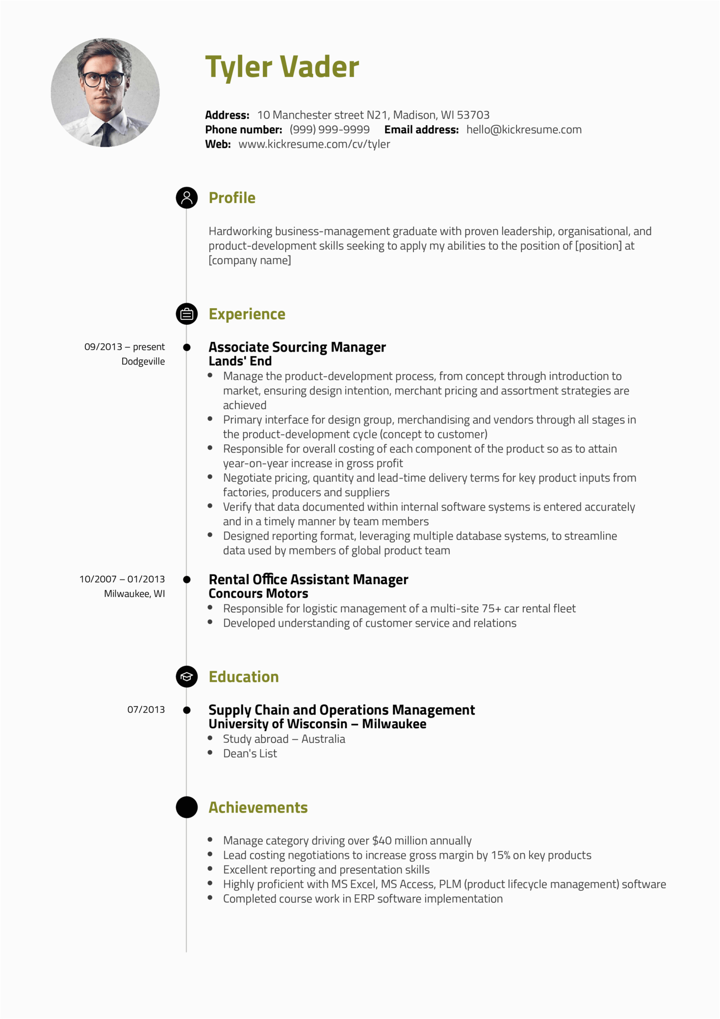 Sample Resume for Business Management Student Resume Examples by Real People Business Management
