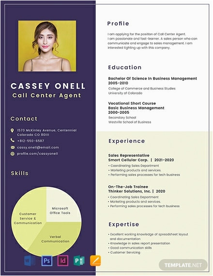 no experience call center resume