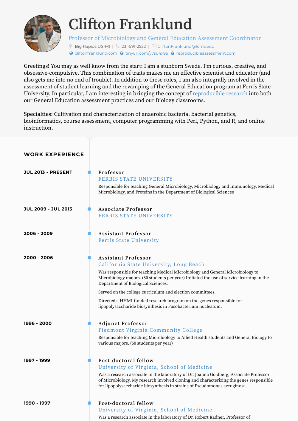 Sample Resume for Professors In Universities Professor Resume Samples and Templates