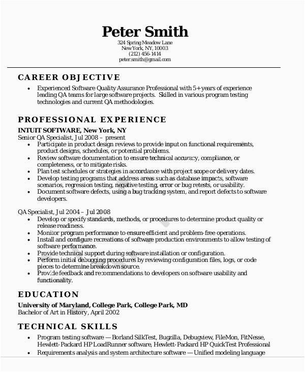 Sample Resume for Quality assurance Executive 14 Awesome Quality assurance Resume Sample Templates