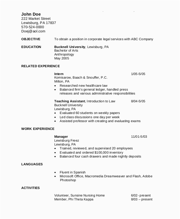 Sample Resume Objective Statements for Career Change Free 7 Sample Career Objective Statement Templates In Ms