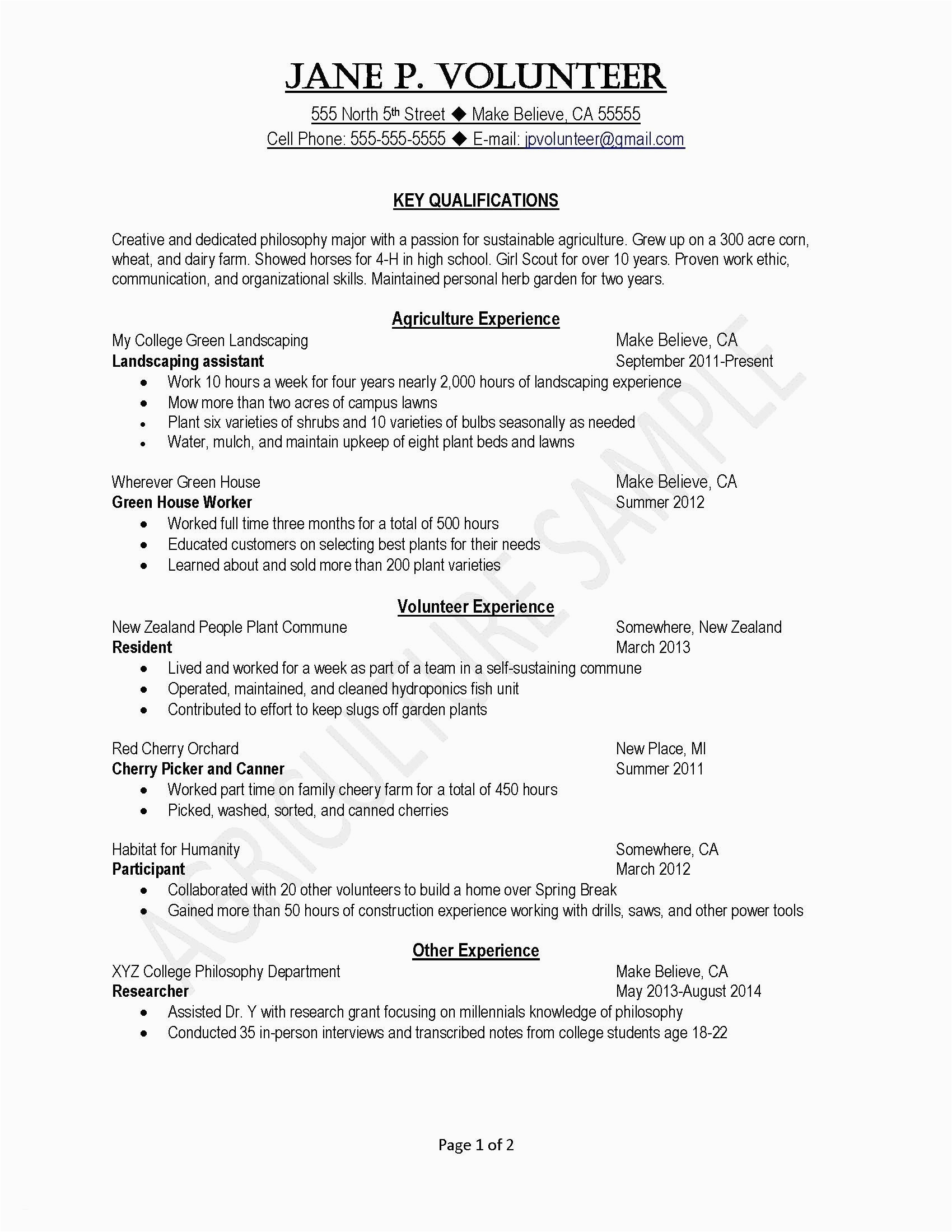 job resume samples for high school