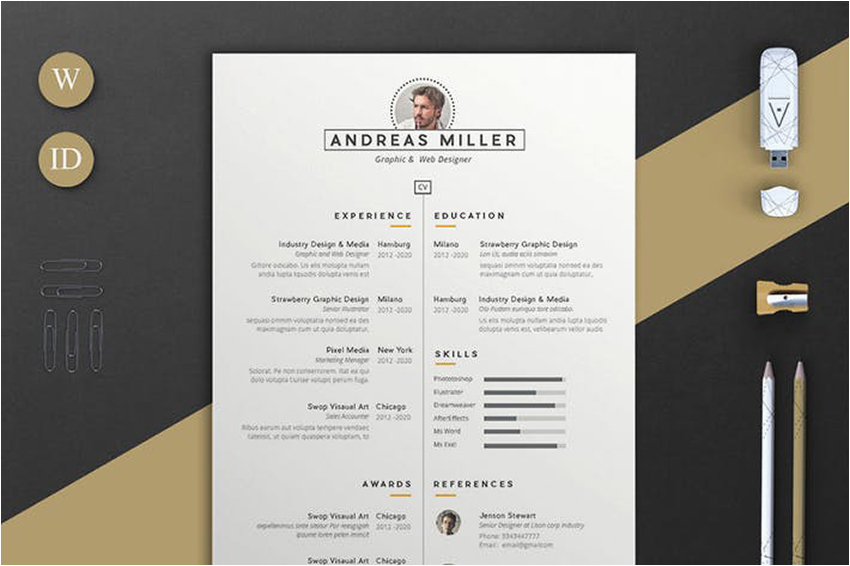 indesign resume templates free cms