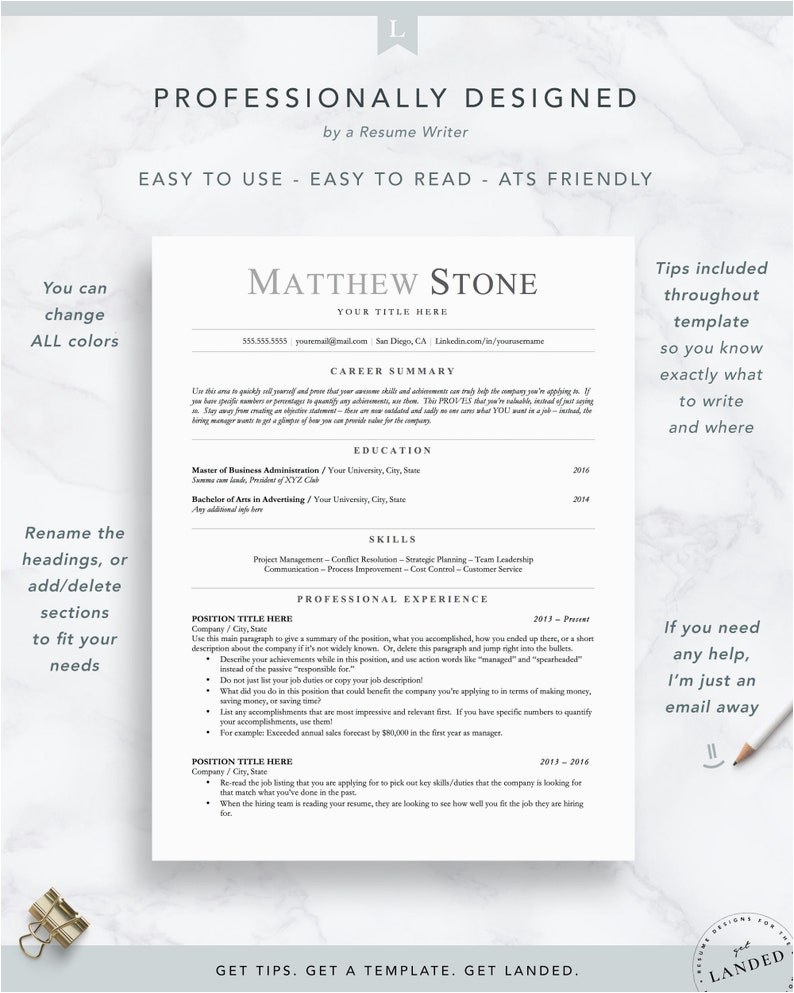 ats friendly resume template minimalist ref=shop home feat 3&bes=1
