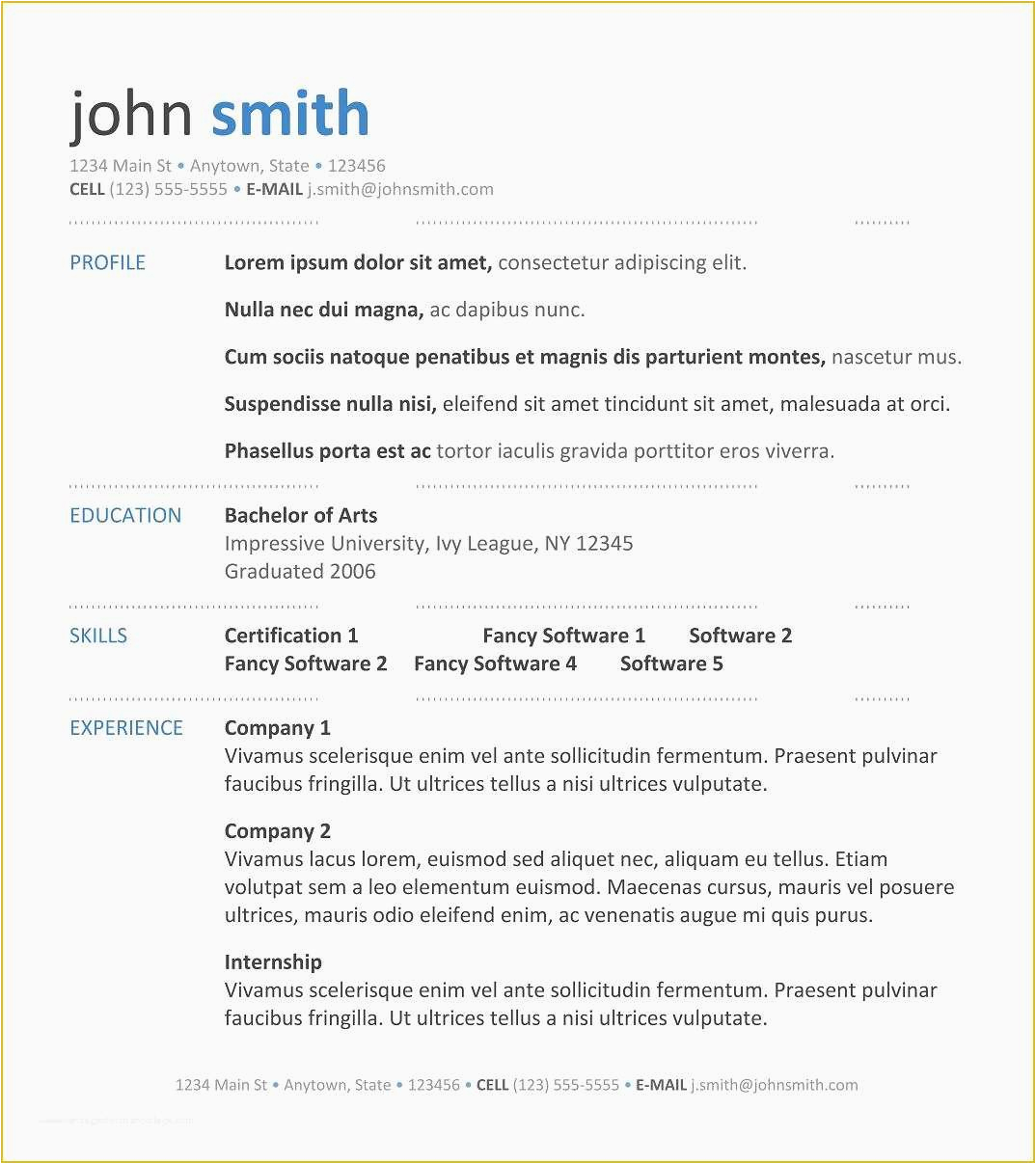 the best free resume templates of 9 best free resume templates for freshers 2