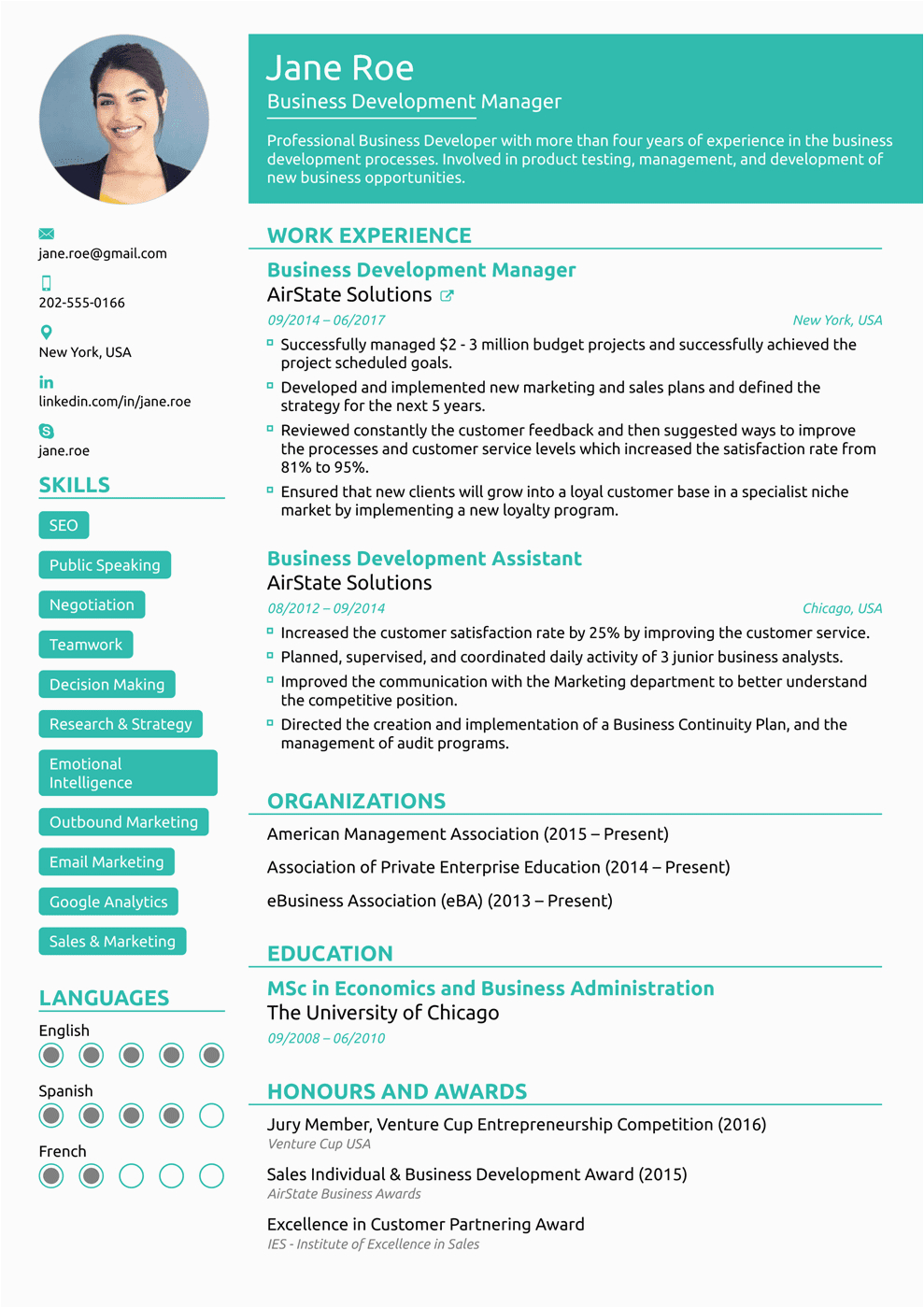 how to build your resume in college