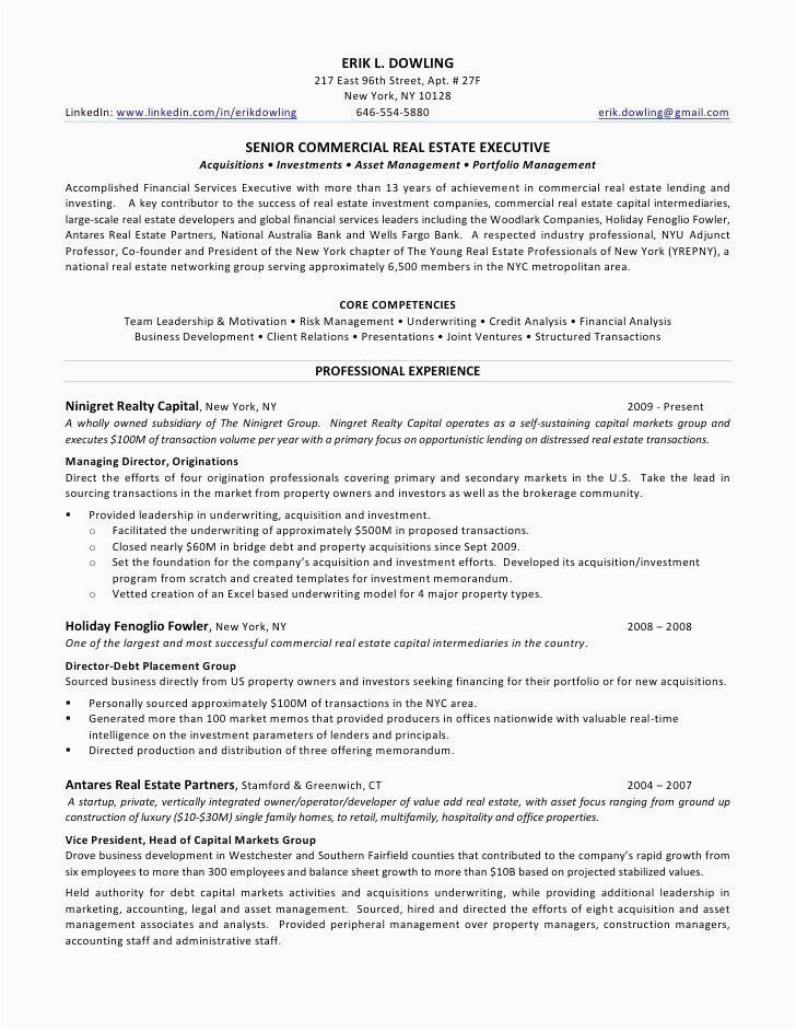 investment banking resume template with deal experience