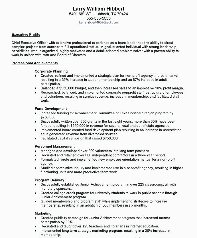 Resume Template for One Long Term Job Resume Examples Long Term Employment