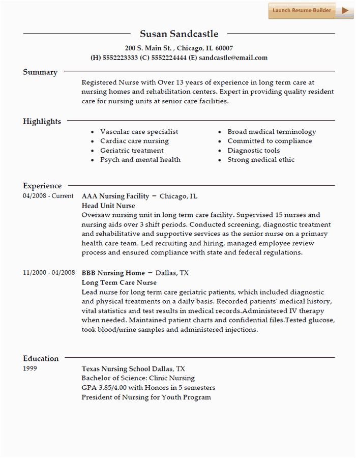 Resume Template for One Long Term Job Resume Examples Long Term Employment Resume Examples