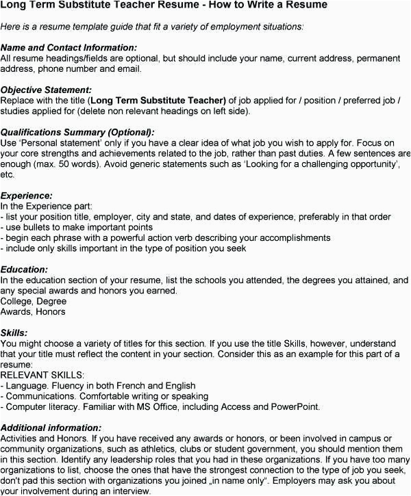 Resume Template for One Long Term Job Resume Examples Long Term Employment Resume Examples