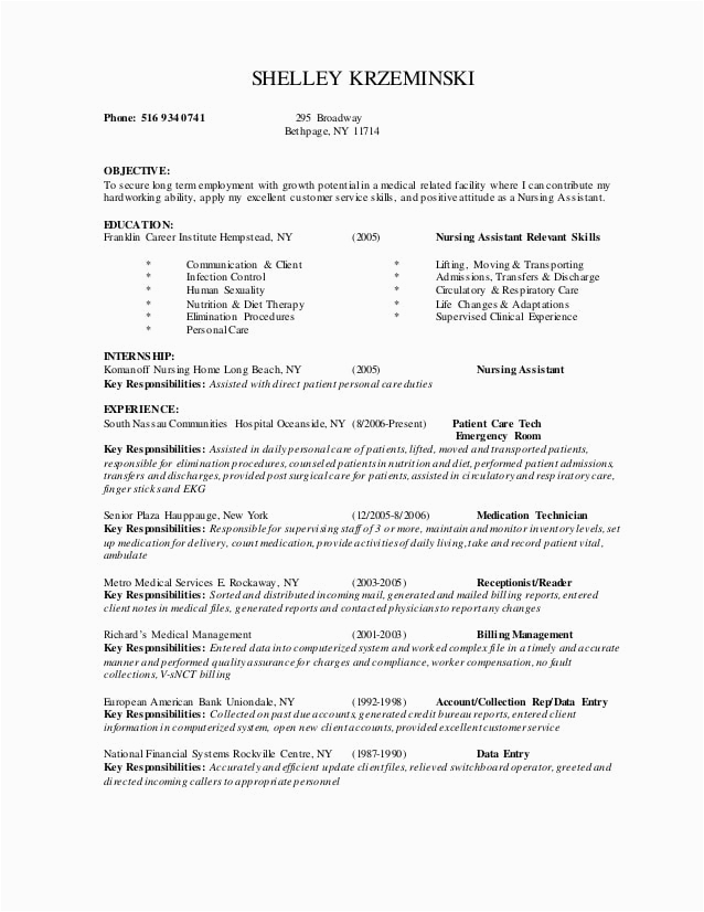 shelley krzeminski resume 1