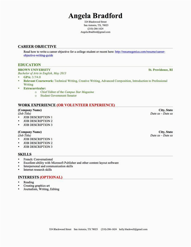 sample resume for college students still in school 2482