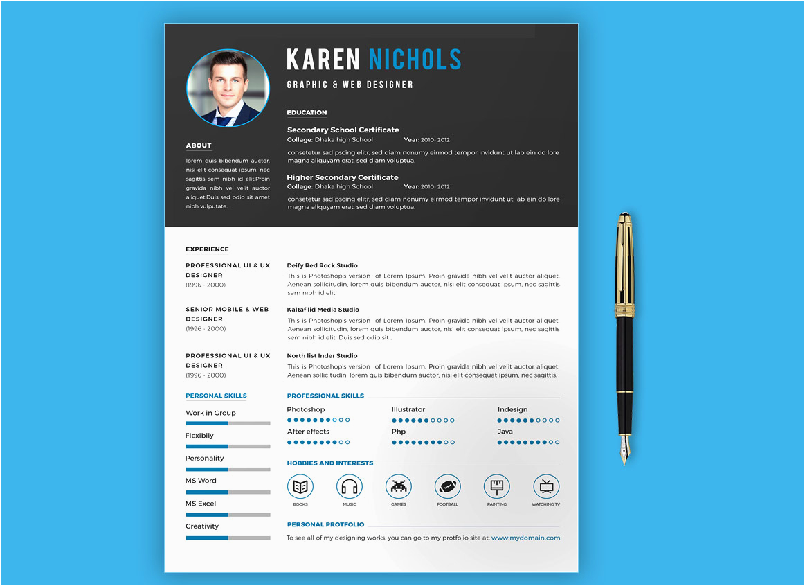 Simple Creative Resume Template Free Download Creative Simple Resume Template Free Download Resumekraft