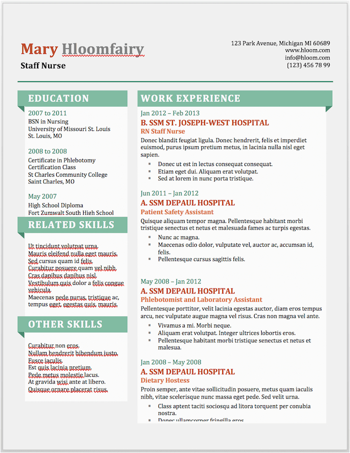 Create Your Own Resume Template Free 29 Free Resume Templates for Microsoft Word & How to Make