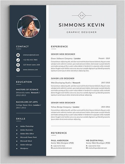 resume format for students of clean and modern resume cv template to help you land that great job the flexible page designs are easy to use and customize so you can quickly tailor make your resu