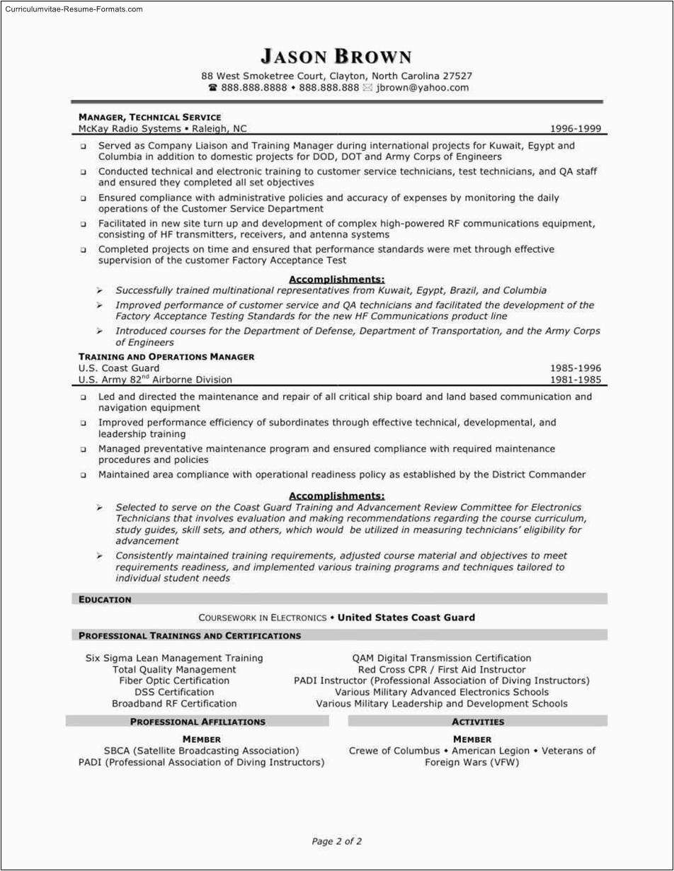 customer service manager resume template