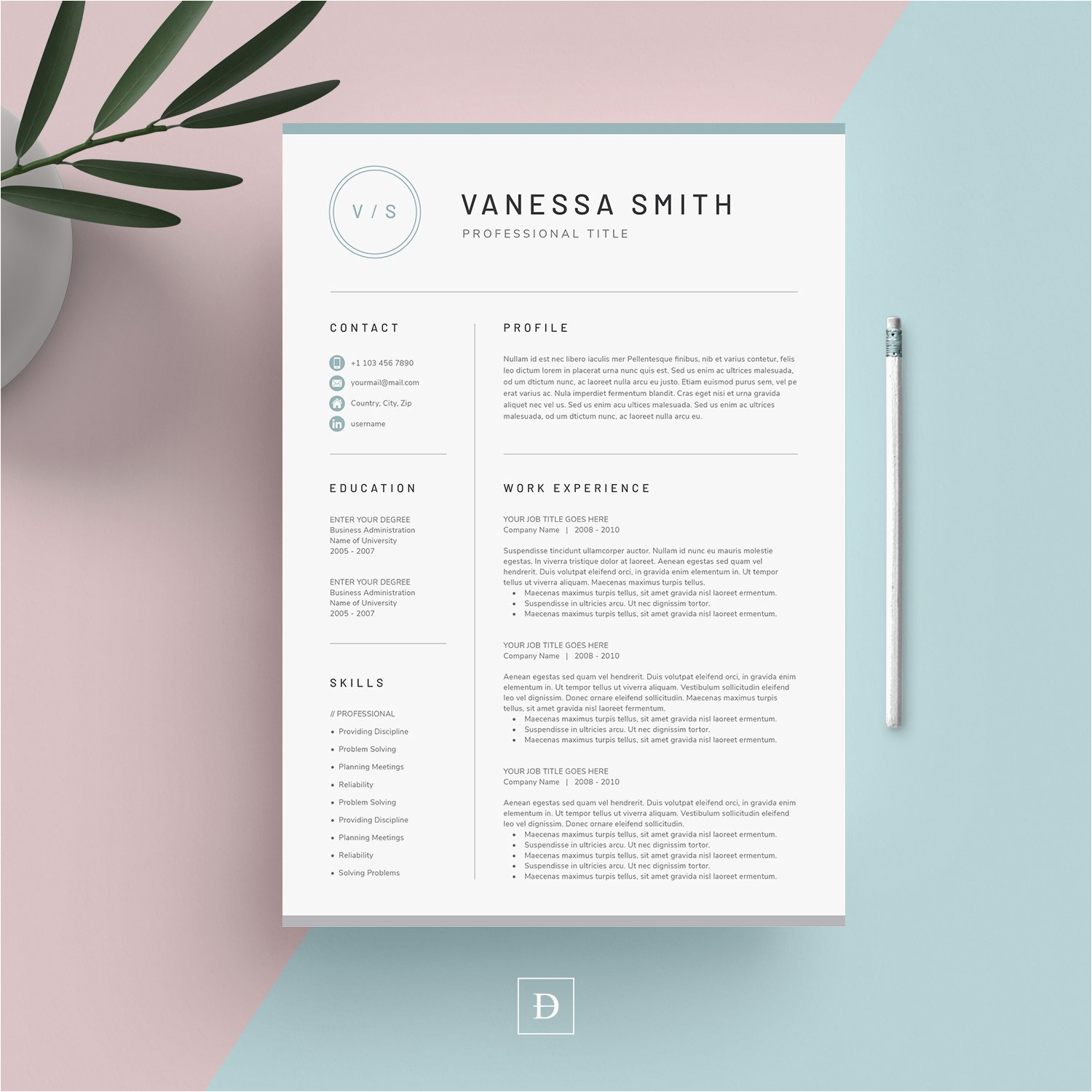 Word Resume Cover Letter