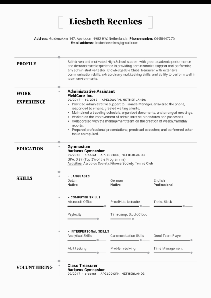 high school resume guide and examples