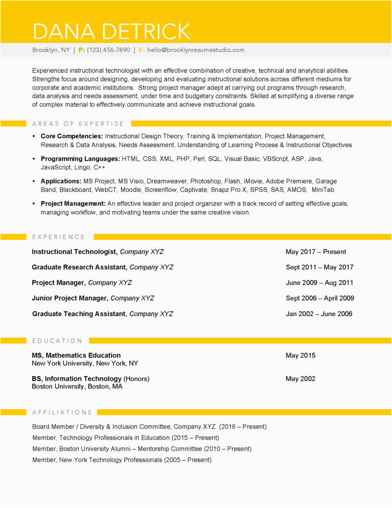 should i use functional resume