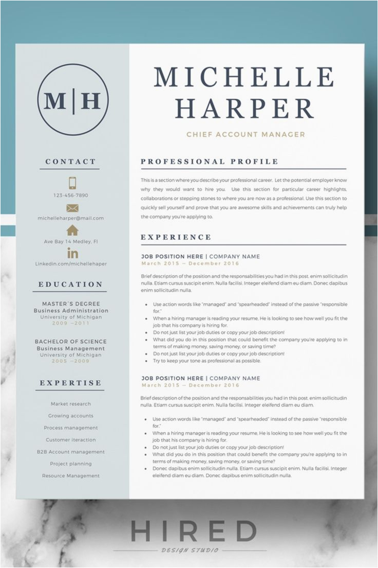 what template should i use for my resume