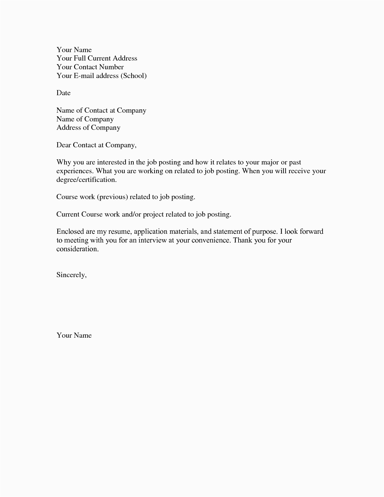 basic cover letter for a resume 3223