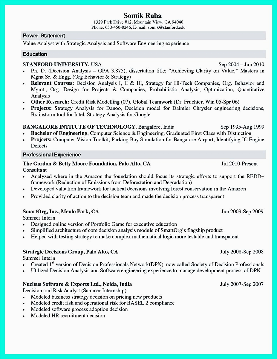 Sample Computer Science Projects to Include In Resume the Best Puter Science Resume Sample Collection