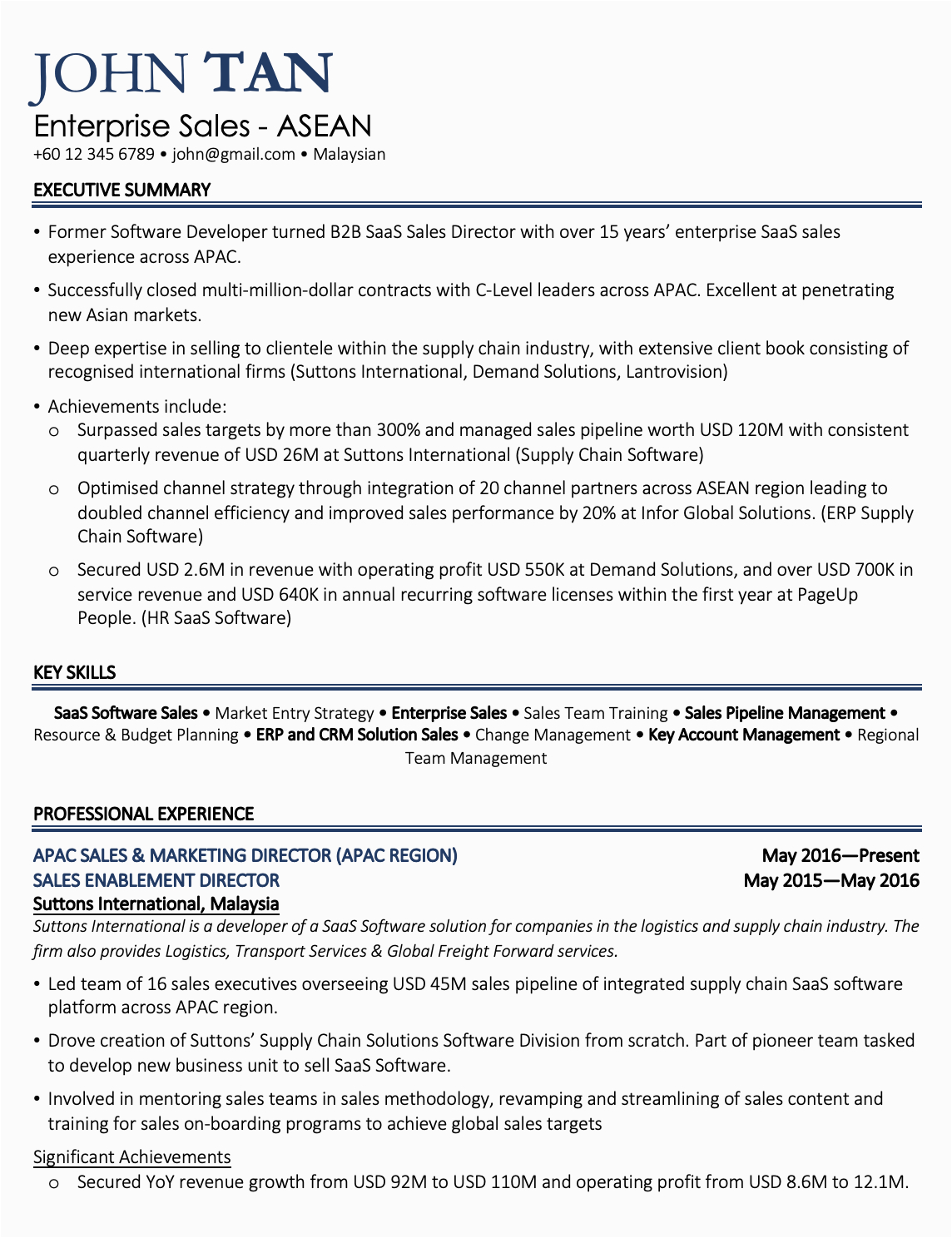 The Best Resume Sample In Malaysia Simple Resume Sample Malaysia 18 Best Banking Sample Resume Templates